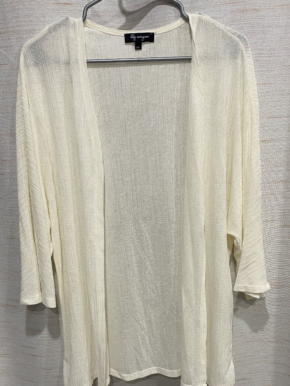 Lily Morgan Cardigan Cream Large Womens (269)